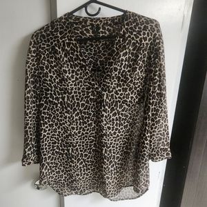 Animal Print Blouse